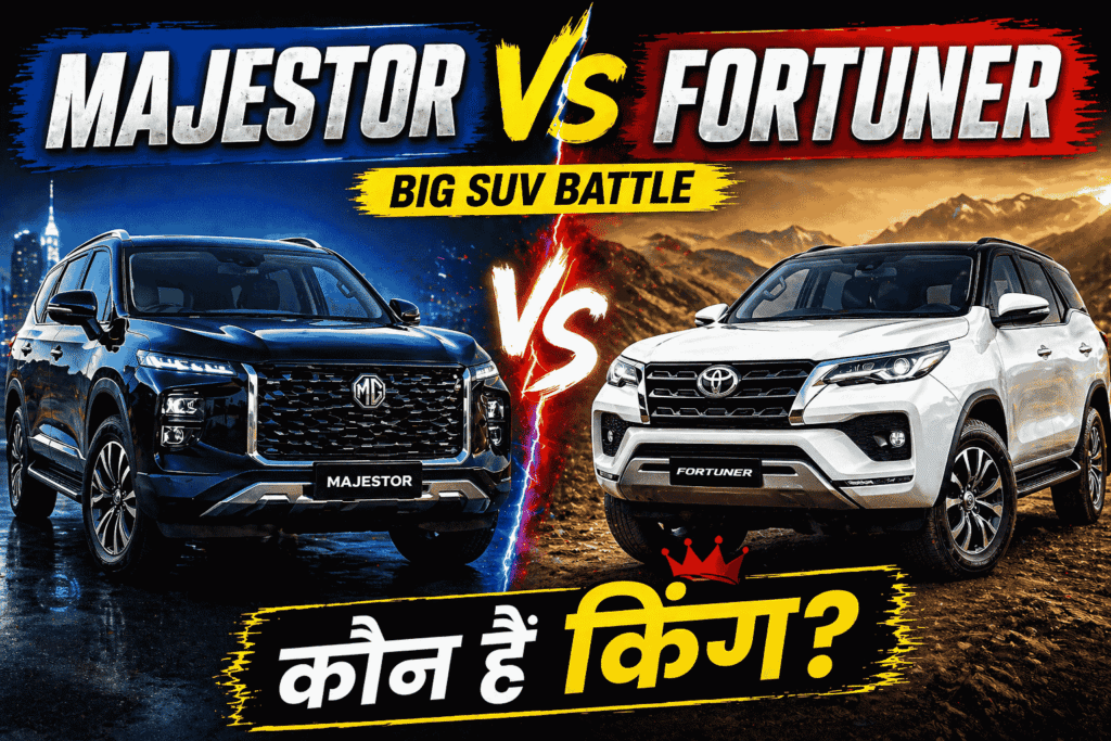 Toyota Fortuner vs MG Majestor