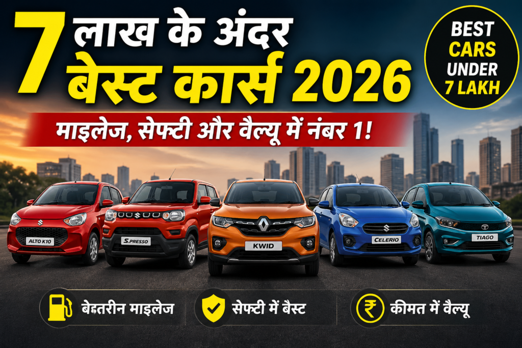 Best car under 7 Lakh 